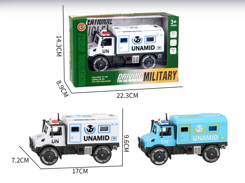 Large Friction Single Row Unimog Car