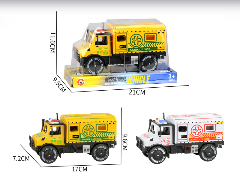 Large Friction Single Row Unimog Ambulance