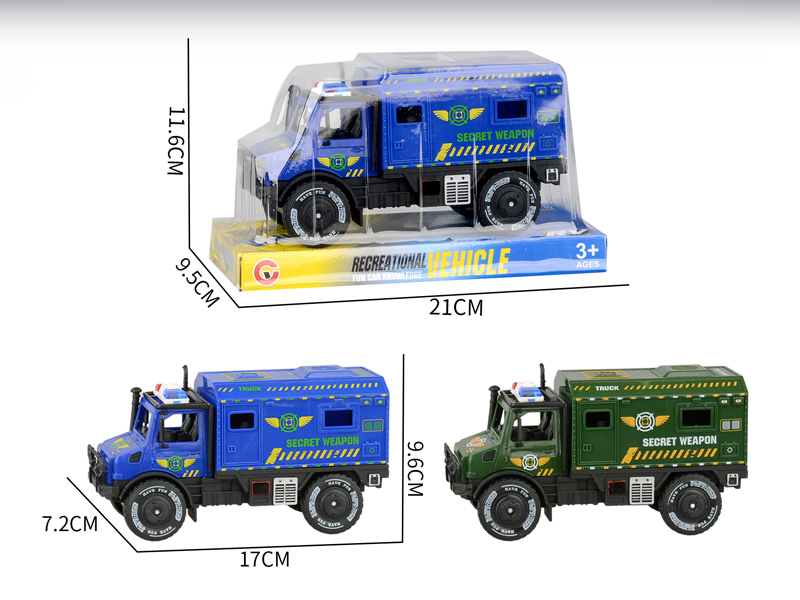 Large Friction Single Row Unimog Military Vehicle