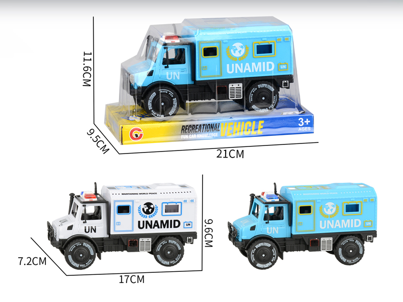 Large Friction Single Row Unimog Car