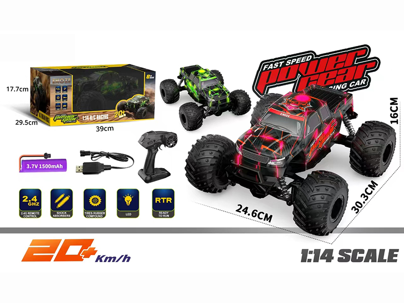 1:14 Remote Control Bigfoot Climbing Off-Road Vehicle