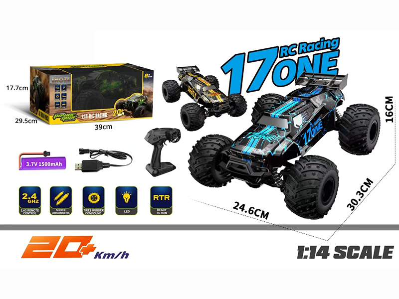 1:14 Remote Control Bigfoot Climbing Off-Road Vehicle