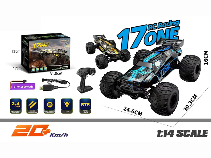 1:14 Remote Control Bigfoot Climbing Off-Road Vehicle