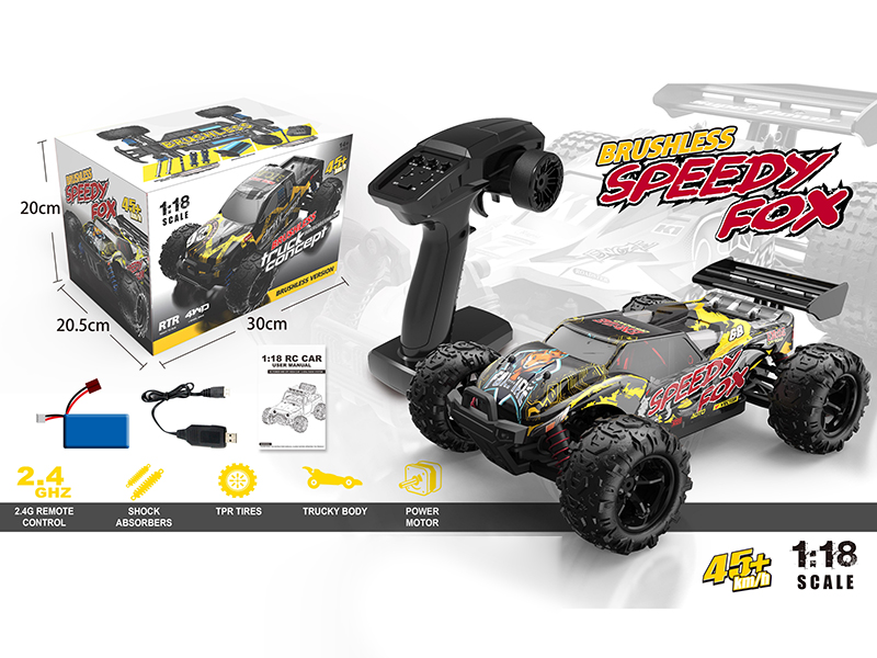 2.4G 1:18 Remote Control 4WD High-Speed Off-Road Vehicle