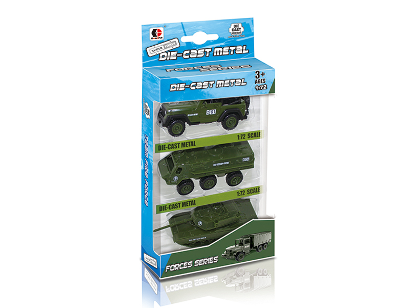 1:72 Slide Military Vehicles Set