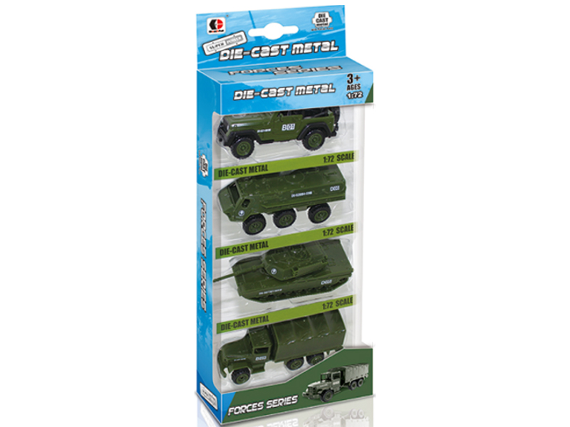 1:72 Slide Military Vehicles Set