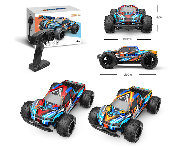 2.4G 1:22 Remote Control 4WD High-Speed Pickup Truck