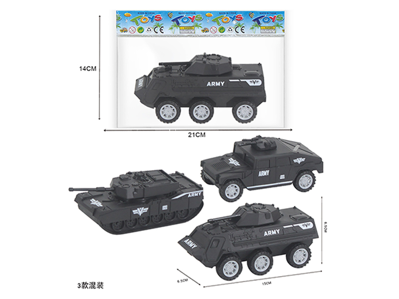 Friction Military Vehicle Set