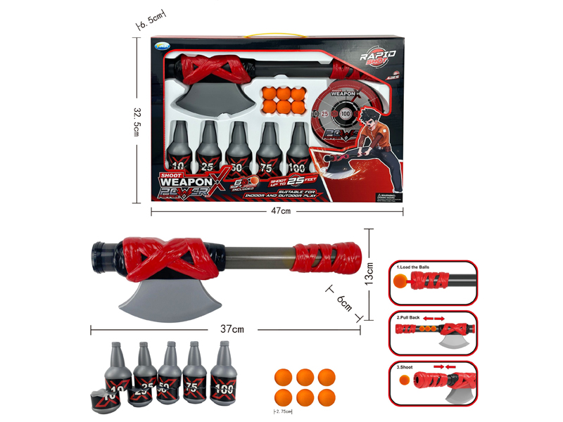 EVA Air Gun (6 Bullets+5 Beer Bottles)