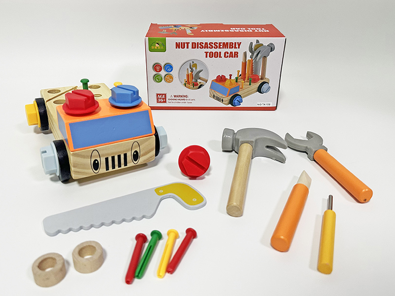 Wooden Toys Nut Disassembly Tool Car