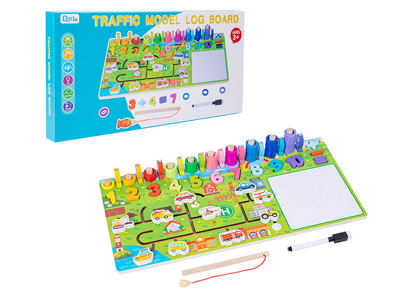 Wooden Multifunction Fishing Walking Logarithmic Board