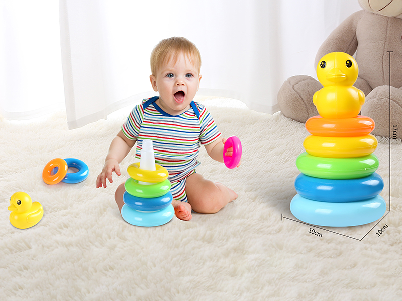 Five Layers Stacking Ring Toys