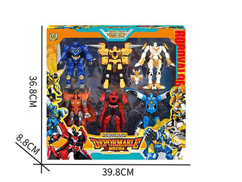 Robo Revolution Deformable Mecha 6PCS