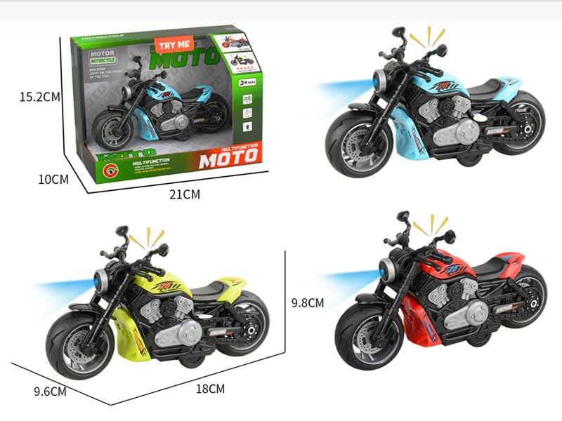 Medium Friction Motorcycle Racing Car With Light And Sound