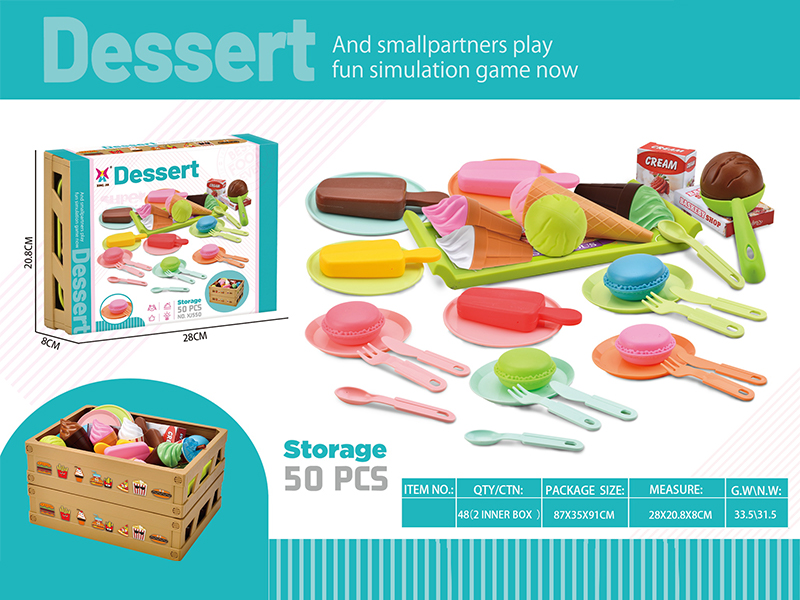 50PCS Square Basket Ice Cream