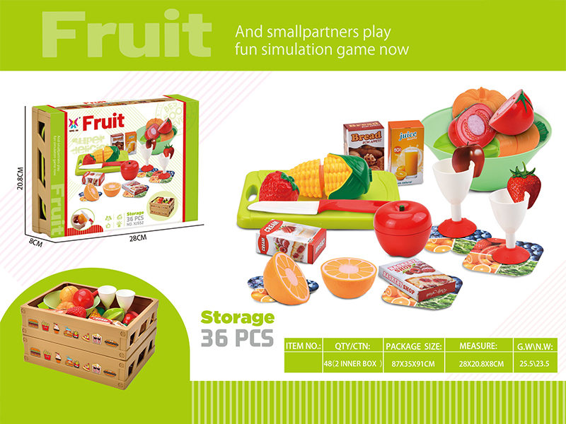 36PCS Square Basket Fruit