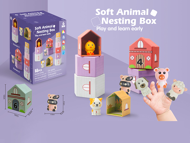 Soft Glue Animal Nesting Box