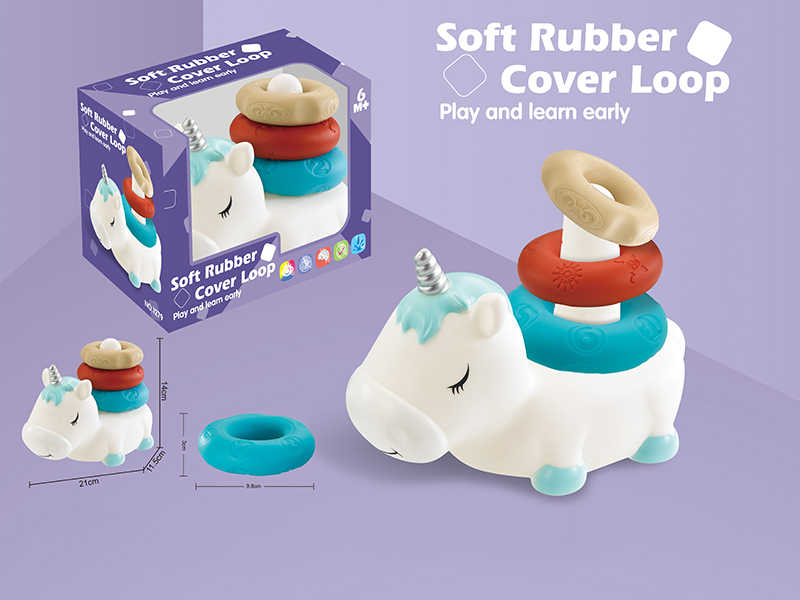 Soft Plastic Unicorn Ring Toss Game