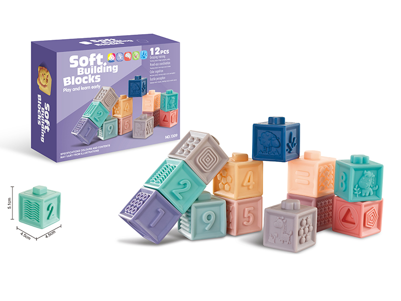 Soft Plastic Animal Building Blocks