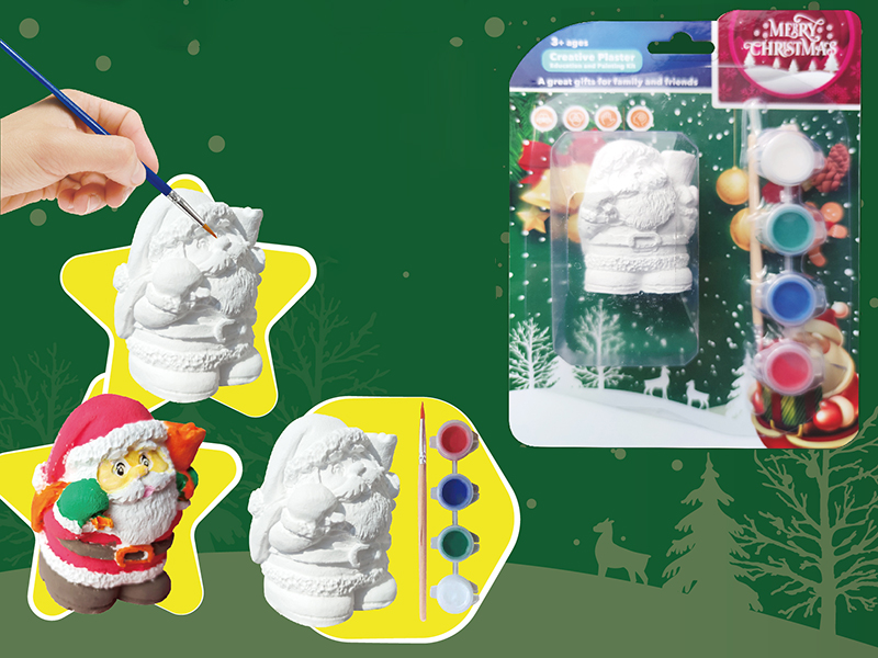 Creative Plaster DIY Painting Set - Santa Claus