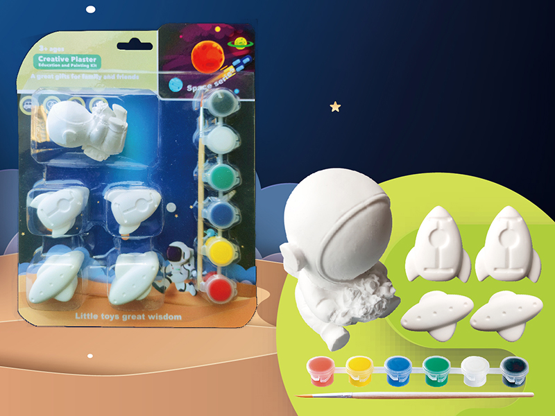 Creative Plaster DIY Painting Set - Space Theme