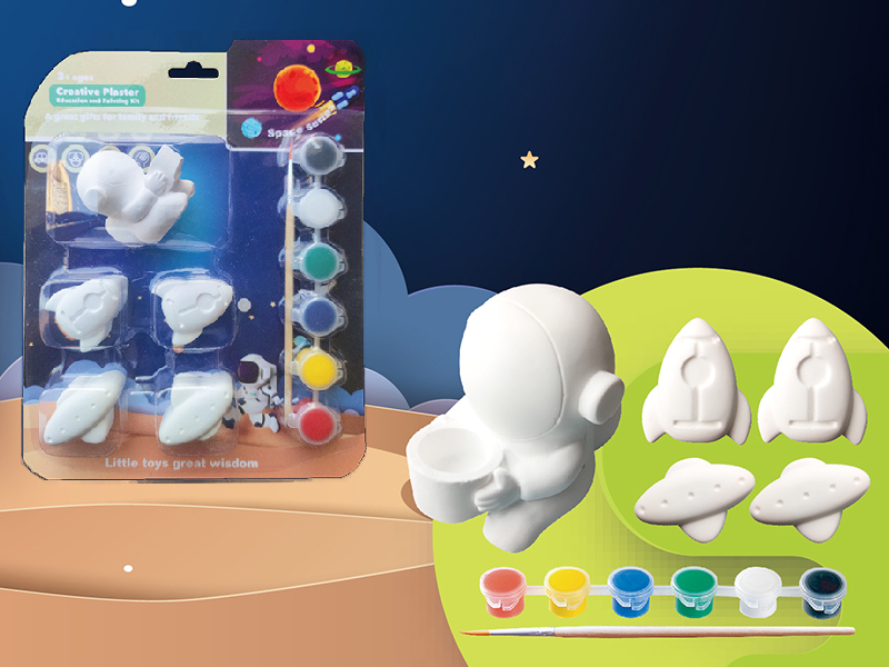 Creative Plaster DIY Painting Set - Space Theme