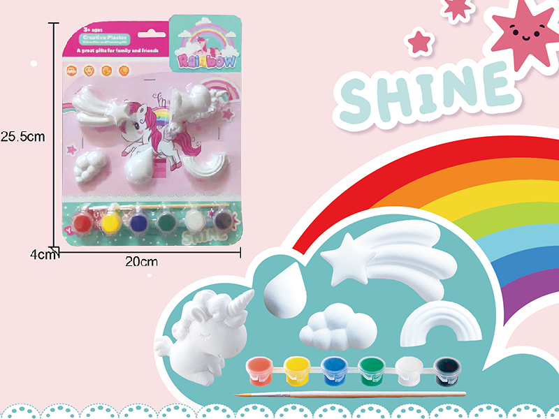 Creative Plaster DIY Painting Set - Unicorn