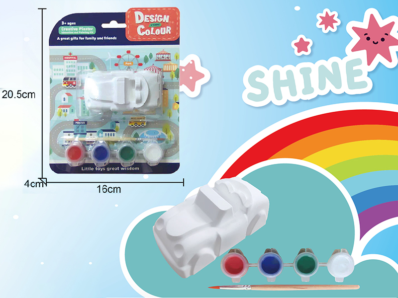 Creative Plaster DIY Painting Set - Convertible Car