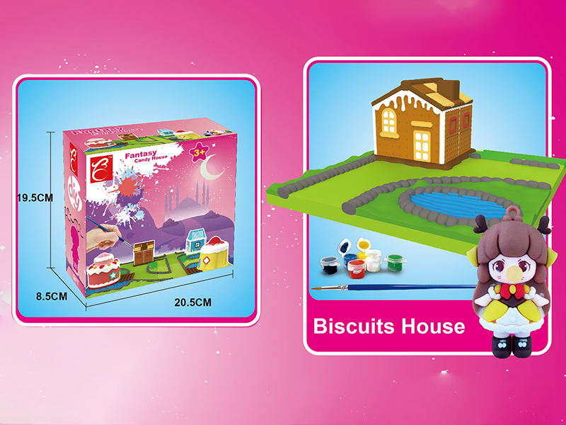 Creative Plaster DIY Painting Set - Biscuit House