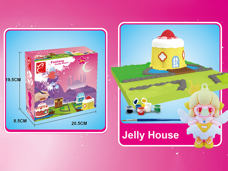 Creative Plaster DIY Painting Set - Jelly House