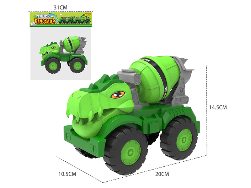 Slide Dinosaur Engineering Truck Mixer Truck