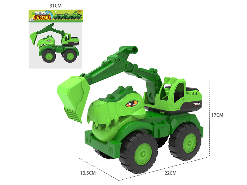 Slide Dinosaur Engineering Vehicle Excavator