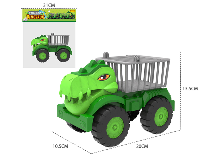 Slide Dinosaur Engineering Cage Vehicle