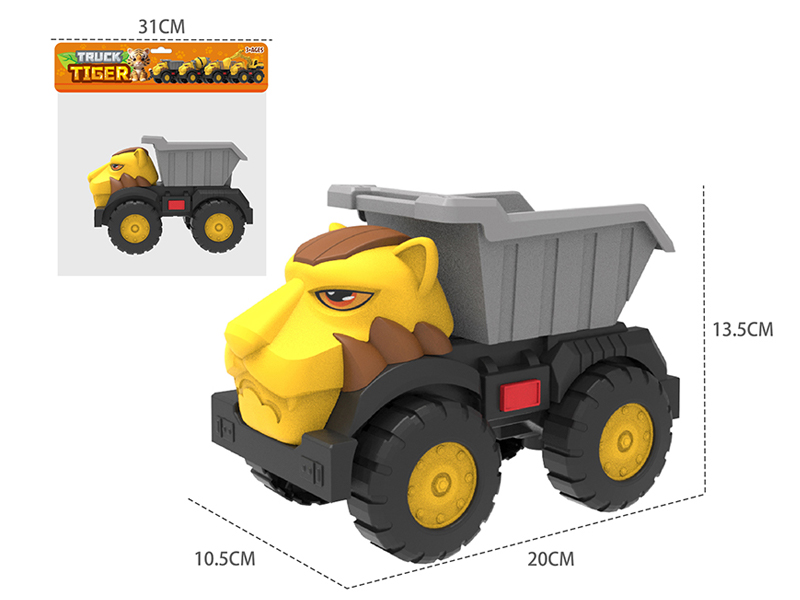 Friction Tiger Engineering Vehicle Dump Truck With Sound And Light