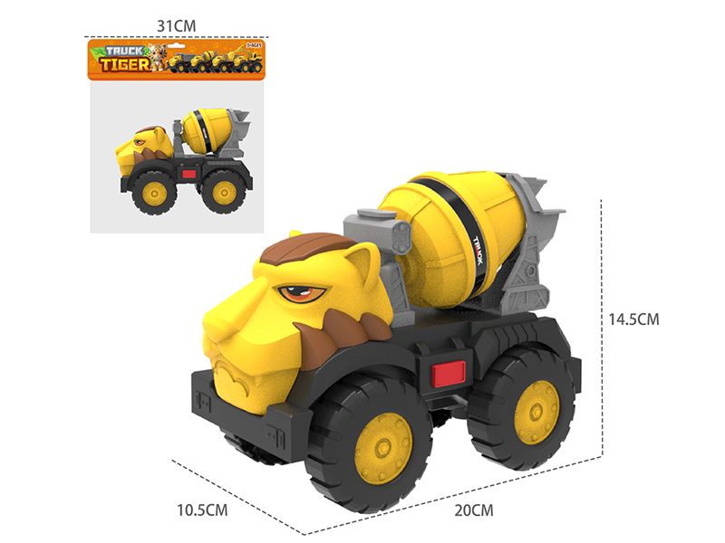 Friction Tiger Engineering Truck Mixer Truck With Sound And Light
