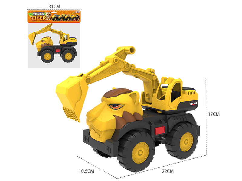 Friction Tiger Engineering Vehicle Excavator With Sound And Light