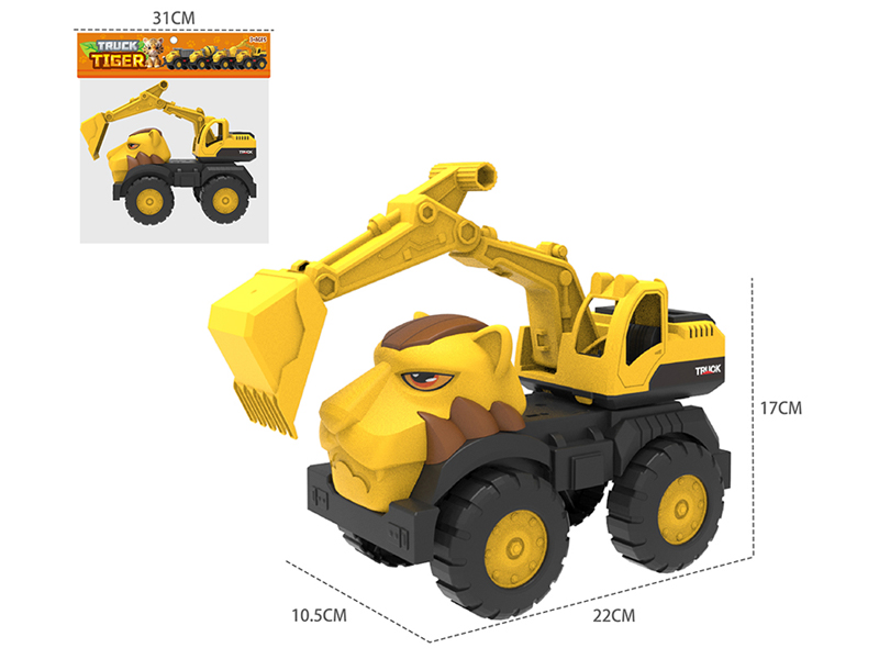 Slide Tiger Engineering Vehicle Excavator