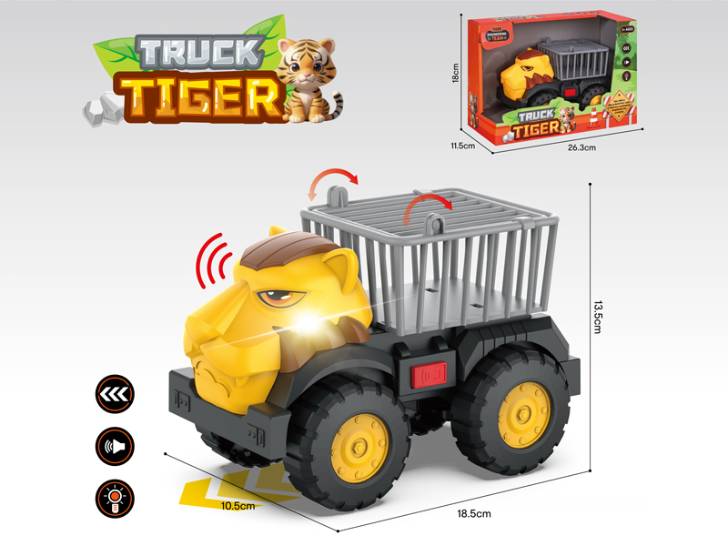 Friction Tiger Engineering Cage Vehicle With Sound And Light