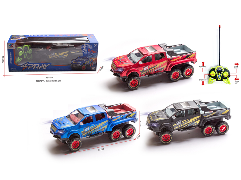 1:16 Six-Wheel Benz Pickup 4-Channel Remote Control Racing Car(Not Included Batteries)