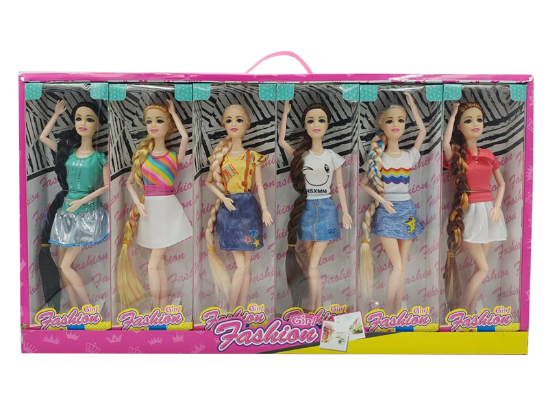 11.5-Inch Solid Body 11 Joint Fashion Doll 12PCS