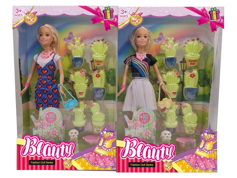 11.5-Inch Full-Length Short Skirt Doll Set