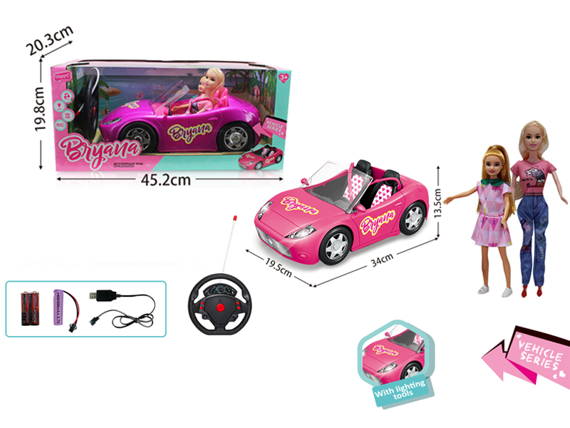 4CH R/C Doll Sports Car With Light And Music