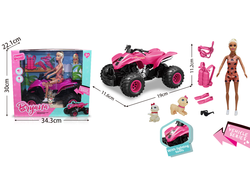 Slide Beach Motorcycle With Light And Music