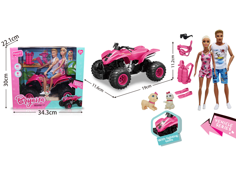 Slide Beach Motorcycle With Light And Music