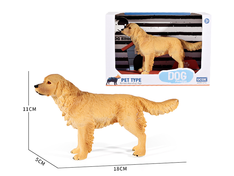 8 Inch Painted Golden Retriever