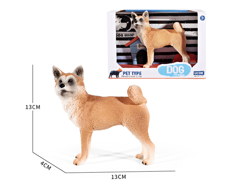 8 Inch Painted Akita