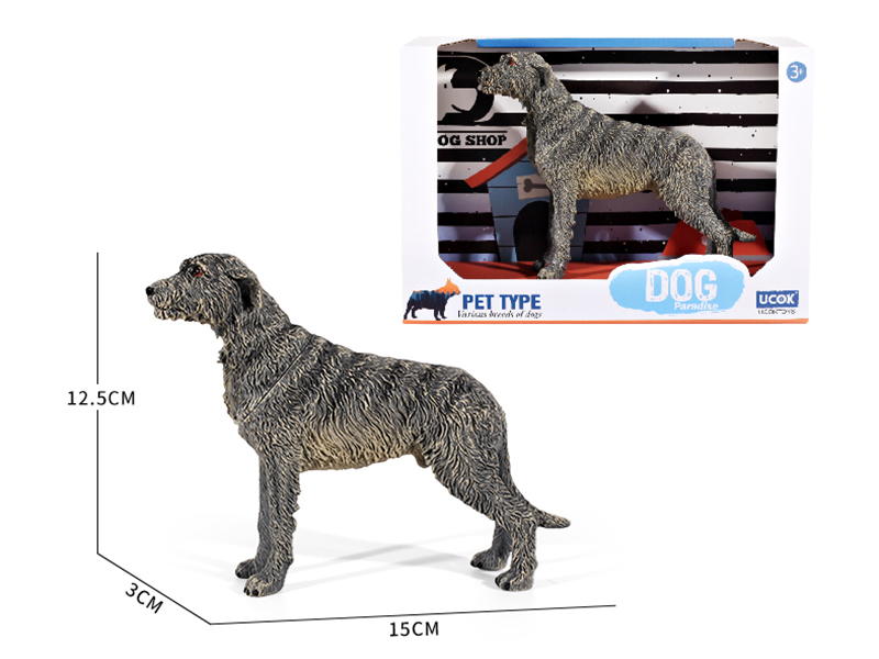 8 Inch Painted Irish Wolfhound