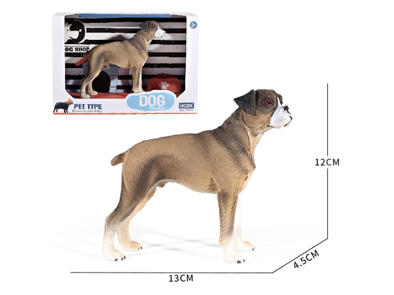 8 Inch Painted Boxer