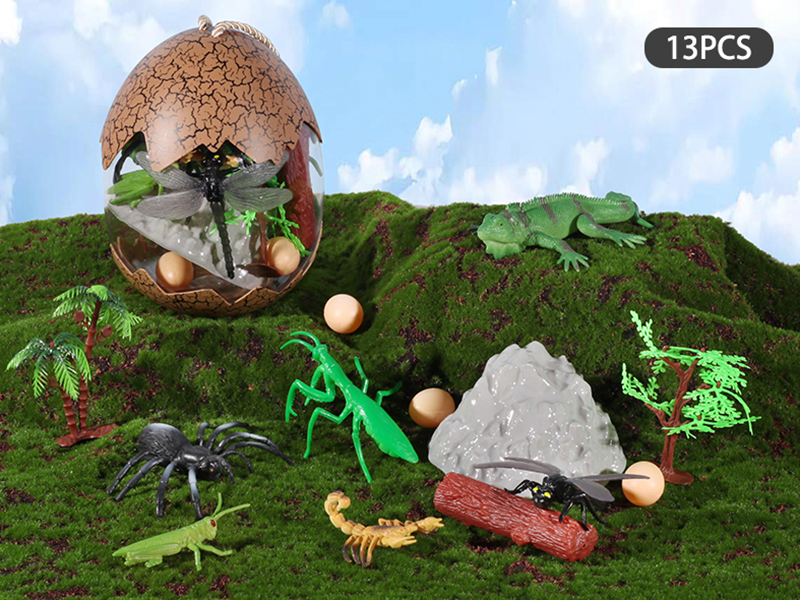 Insect Animal Egg Bucket Set 13pcs