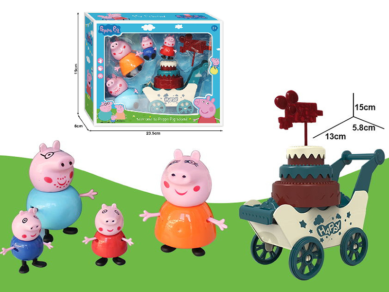 Peppa Pig Cake Cart Toy